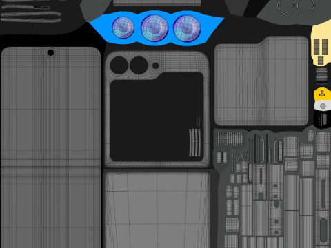 Samsung Galaxy Z Flip 6 Modello 3D