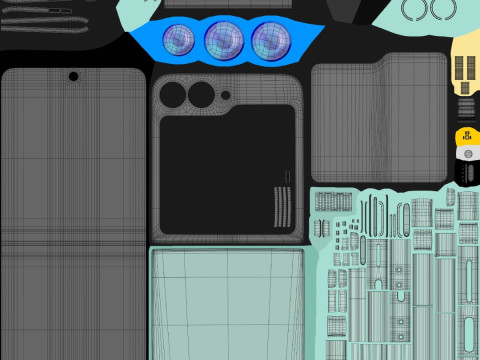 Samsung Galaxy Z Flip 6 Modello 3D