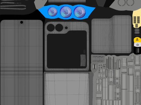 Samsung Galaxy Z Flip 6 Modello 3D