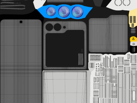 Samsung Galaxy Z Flip 6 Modello 3D