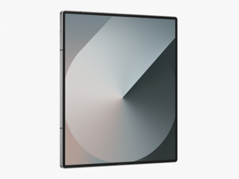 Samsung Galaxy Z Fold 6 Silver Shadow 3D Модель