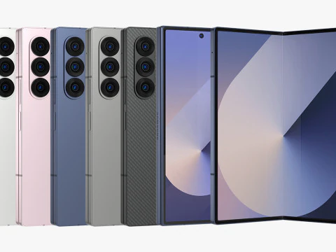 Samsung Galaxy Z Fold 6 3D Model