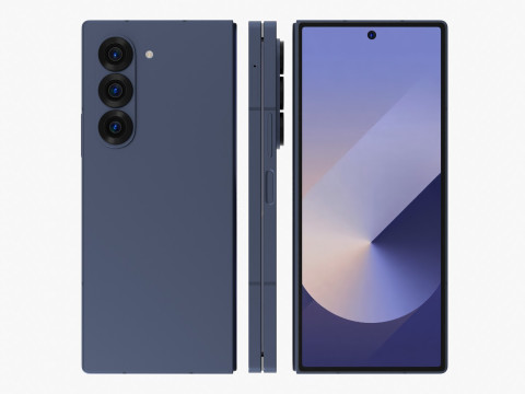 Samsung Galaxy Z Fold 6 3D Model