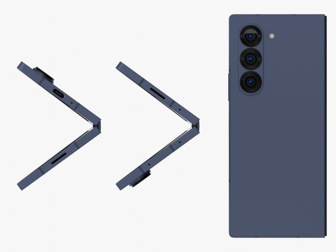 Samsung Galaxy Z Fold 6 3D Model