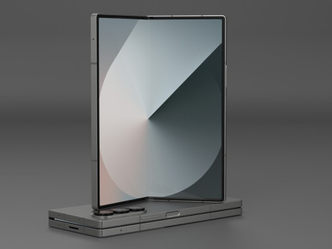 Samsung Galaxy Z Fold 6 3D Model