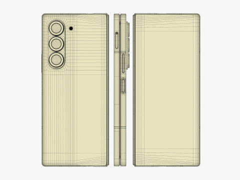 Samsung Galaxy Z Fold 6 3D Model