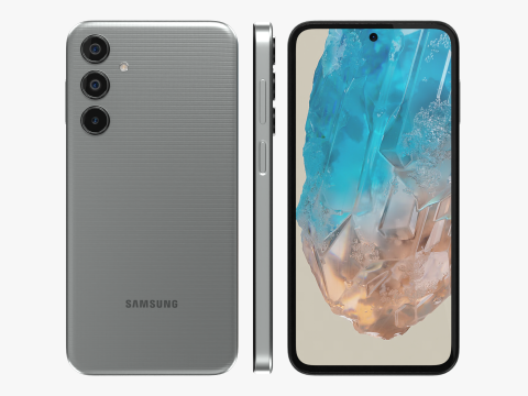 Samsung Galaxy M35 Gray 3D Модель