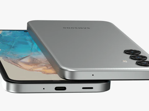 Samsung Galaxy M35 Gray 3D Model
