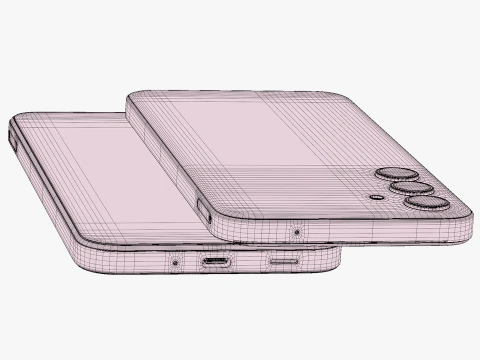 Samsung Galaxy M35 Gray 3D Model
