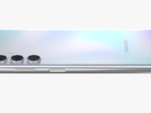 Samsung Galaxy M54 Silver 3D Model