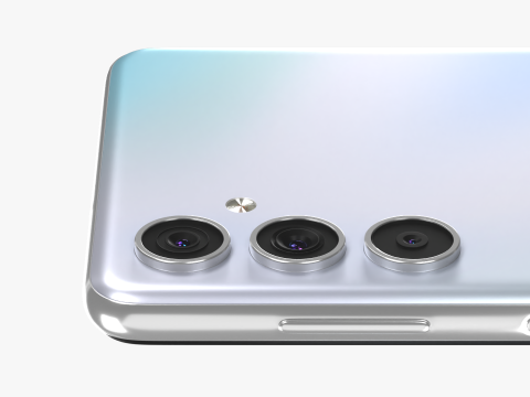 Samsung Galaxy M54 Silver 3D Model