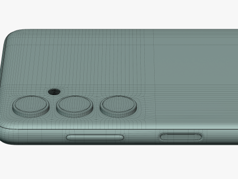 Samsung Galaxy M54 Silver 3D Model