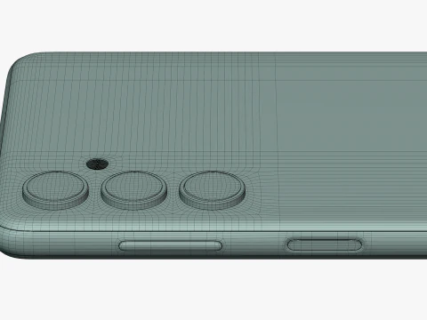 Samsung Galaxy M54 Silver 3D Model