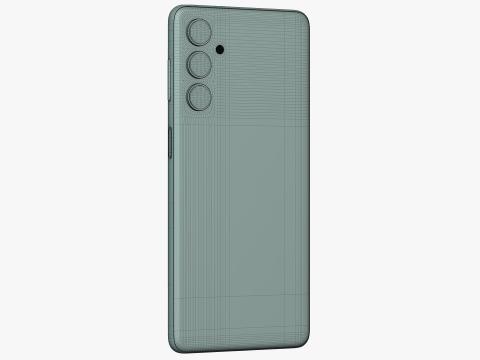 Samsung Galaxy M54 Silver 3D Model