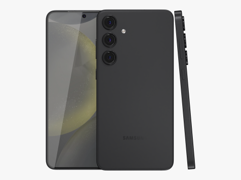 Samsung Galaxy S24 Plus Black Modello 3D