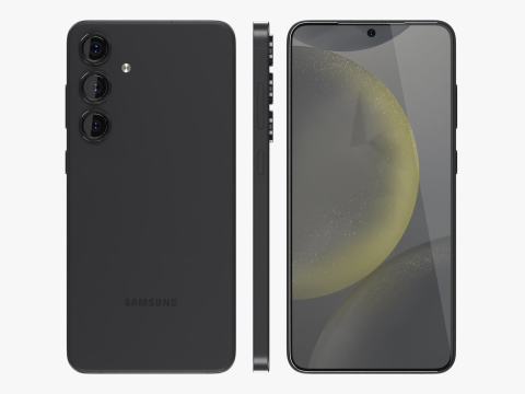 Samsung Galaxy S24 Plus Black 3D 模型