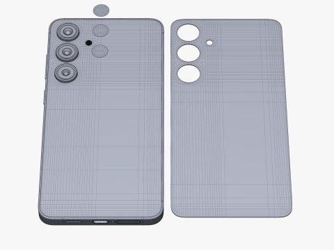 Samsung Galaxy S24 Plus Black 3D 模型