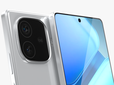 Vivo iQOO Z9 Turbo Black Modelo 3D