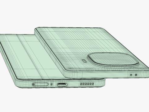 Vivo iQOO Z9 Turbo Black Modelo 3D