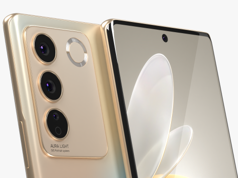Vivo S16 Cream Modelo 3D