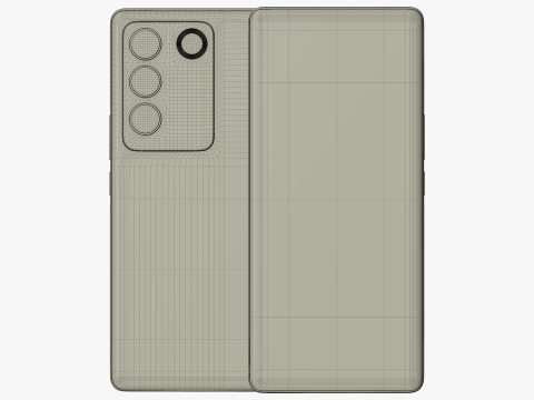 Vivo S16 Cream Modelo 3D