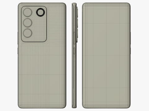 Vivo S16 Cream Modelo 3D