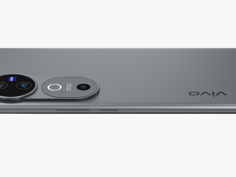 Vivo V40 Stellar Silver 3D-Modell