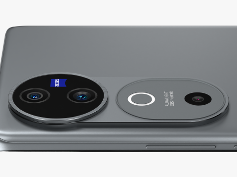 Vivo V40 Stellar Silver 3D-Modell
