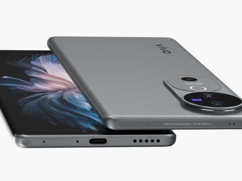 Vivo V40 Stellar Silver 3D-Modell