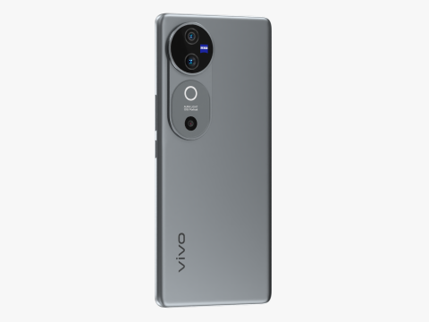 Vivo V40 Stellar Silver 3D-Modell