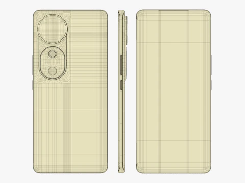 Vivo V40 Stellar Silver 3D Model