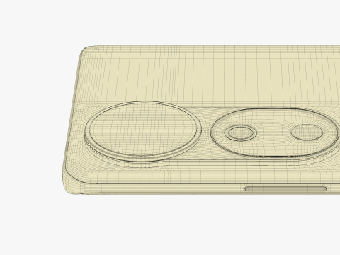 Vivo V40 Stellar Silver 3D-Modell