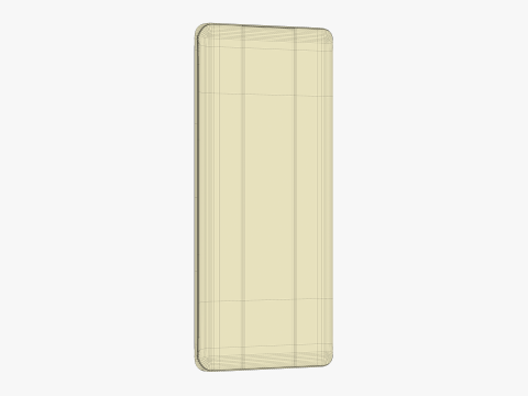 Vivo V40 Stellar Silver 3D-Modell