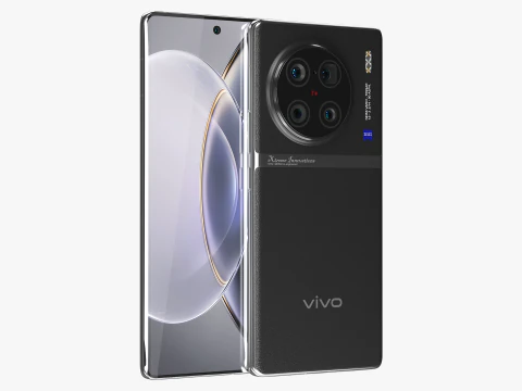 Vivo X90 Pro Plus Preto Modelo 3D