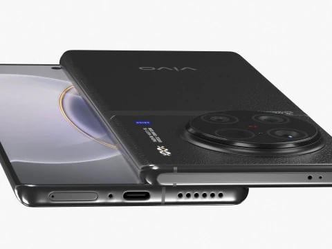 Vivo X90 Pro Plus Black 3D Model