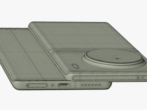 Vivo X90 Pro Plus Black 3D Model