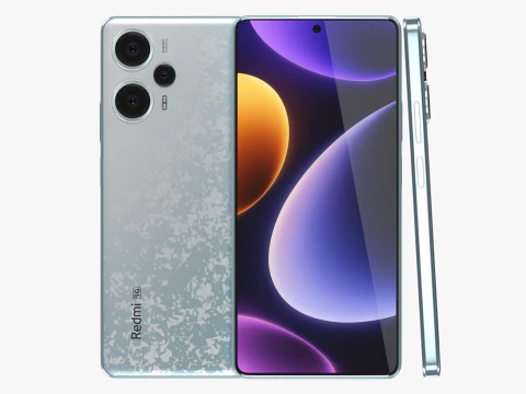 Xiaomi Redmi Note 12 Turbo Branco Modelo 3D