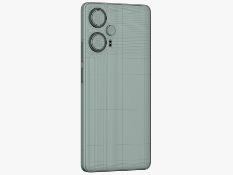 Xiaomi Redmi Note 12 Turbo White Modèle 3D