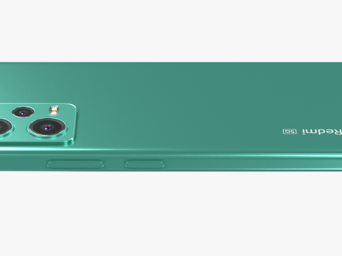 Xiaomi Redmi Note 12 Frosted Green 3D Модель