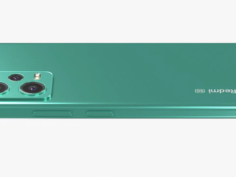 Xiaomi Redmi Note 12 Frosted Green 3D Model