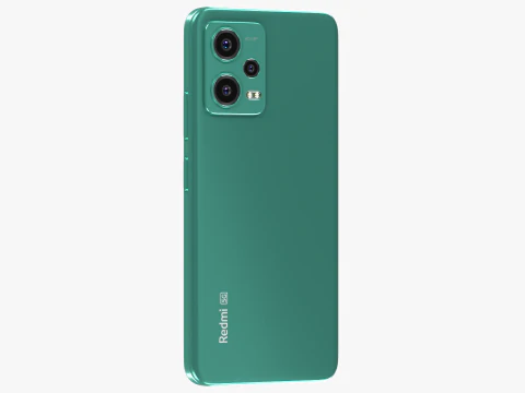Xiaomi Redmi Note 12 Frosted Green 3D Model