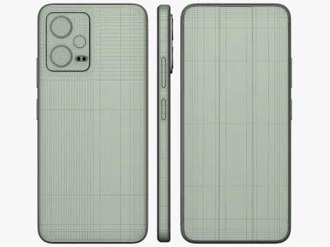 Xiaomi Redmi Note 12 Frosted Green 3D Model