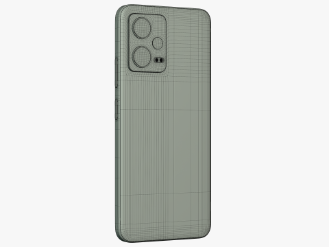 Xiaomi Redmi Note 12 Frosted Green 3D Модель