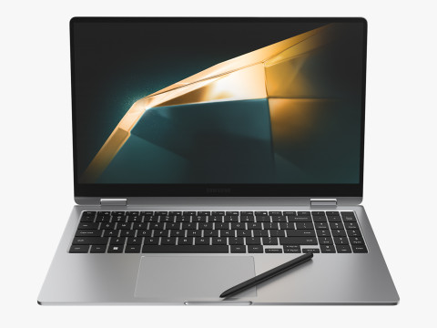 Samsung Galaxy Book 4 360 Silver 3D मॉडल