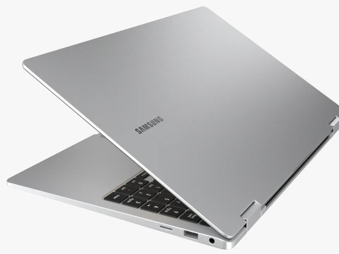 Samsung Galaxy Book 4 360 Silver 3D Model