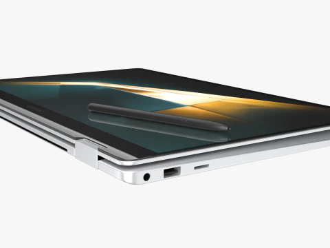 Samsung Galaxy Book 4 360 Silver 3D Model