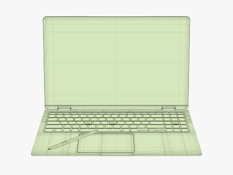 Samsung Galaxy Book 4 360 Silver 3D Model