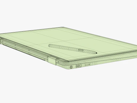 Samsung Galaxy Book 4 360 Silver 3D Model