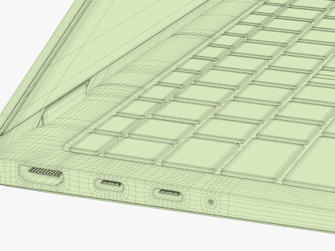 Samsung Galaxy Book 4 360 Silver 3D Model