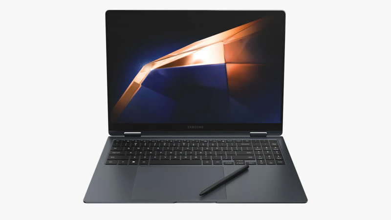 Samsung Galaxy Book 4 Pro 360 Gray 3D Model .c4d .max .obj .3ds .fbx .stl .blend 